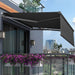 Modern Outdoor Half Cassette Retractable Awning Waterproof - VistaVip