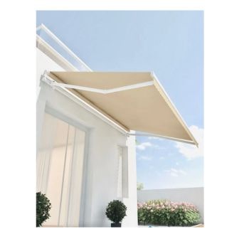 Modern Outdoor Manual Cassette Retractable Awning Waterproof - VistaVip