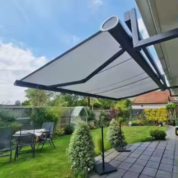 Modern Outdoor Manual Cassette Retractable Awning Waterproof - VistaVip